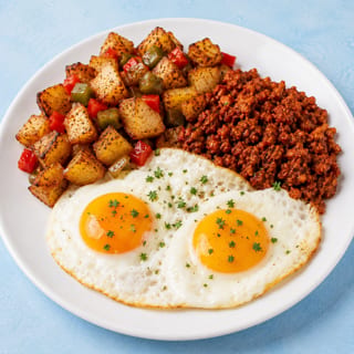TWO EGGS ANY STYLE & CHORIZO - O